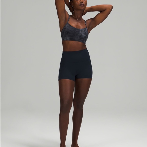 LULULEMON TRUE ALIGN BIKE SHORTS 4” Size 2 4 6  high rise TRUE NAVY Rare 2022 - Picture 11 of 11